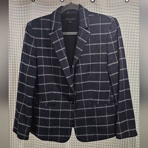 Ann Taylor Navy and White Jacket